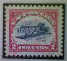 United States, Scott #4806a, Used(o), 2013, Inverted Jenny, Single, $2, Blue, Black, And Red - Used Stamps