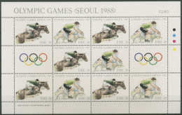 Irland 1988 Olymp. Sommerspiele Seoul Kleinbogen 645/46 K Postfrisch (C16429) - Blokken & Velletjes