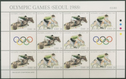 Irland 1988 Olymp. Sommerspiele Seoul Kleinbogen 645/46 K Postfrisch (C16429) - Blocks & Kleinbögen