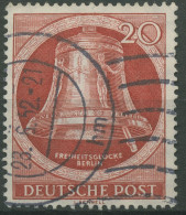 Berlin 1951 Freiheitsglocke Klöppel Rechts 84 Gestempelt (R19266) - Oblitérés