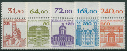 Bund 1982 Burgen & Schlösser Mit Oberrand 1139/43 OR Postfrisch - Nuevos