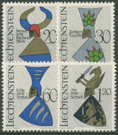 Liechtenstein 1966 Wappen 465/68 Postfrisch - Nuevos