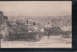 Cpa Salonique Vue Panoramique - Griechenland