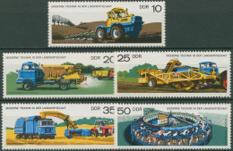 DDR 1977 Landwirtschaft Traktoren Maschinen 2236/40 Postfrisch - Neufs