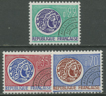 Frankreich 1969 Keltische Münzen 1656/58 Postfrisch Vorausentwertung - Neufs