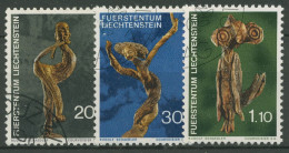 Liechtenstein 1972 Wurzelschnitzereien 567/69 Gestempelt - Usados