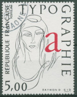 Frankreich 1986 Buchdruck Garamond-Schrift 2537 Gestempelt - Gebraucht