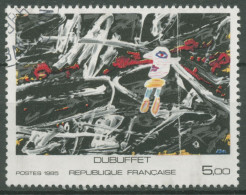 Frankreich 1985 Zeitgenössische Kunst Gemälde Jean Dubuffet 2513 Gestempelt - Usados