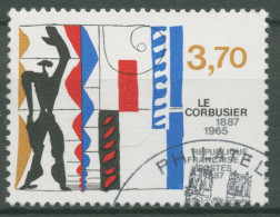 Frankreich 1987 Architekt Le Corbusier 2602 Gestempelt - Gebruikt