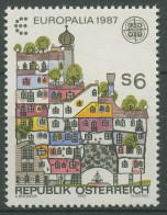 Österreich 1987 Europa CEPT Architektur Hundertwasserhaus 1876 Postfrisch - Nuevos