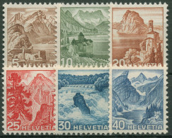 Schweiz 1948 Landschaften Sehenswürdigkeiten Bauwerke 500/05 Postfrisch - Ungebraucht