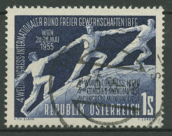 Österreich 1955 Gewerkschaftsbund 1018 Gestempelt - Usati