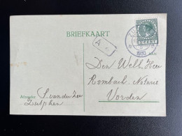 NETHERLANDS 1930 POSTCARD ZUTPHEN TO VORDEN 12-06-1930 NEDERLAND - Covers & Documents