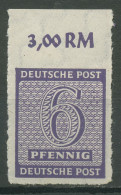 SBZ West-Sachsen 1945 Postmeistertrennung Oberrand 117 C Xa OR Postfr. Geprüft - Sonstige & Ohne Zuordnung