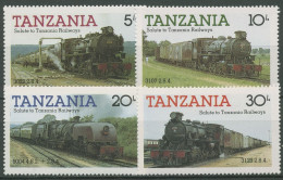 Tansania 1985 Eisenbahn Dampflokomotiven 268/71 Postfrisch - Tanzanie (1964-...)