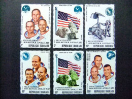 55 TOGO REPUBLIQUE TOGOLAISE 1970 / APOLLO XIII / YVERT 678 / 82 + PA 138 ** MNH - Africa