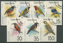 Tansania 1992 Vögel Eisvogel Graukopfliest Madenhacker 1315/21 Gestempelt - Tansania (1964-...)