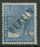 Berlin 1948 Schwarzaufdruck 8 Gestempelt Geprüft - Usati