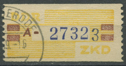 DDR 1959 Wertstreifen Für Den ZKD 25 A Gestempelt - Altri & Non Classificati