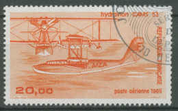 Frankreich 1985 Luftfahrt Flugzeuge Flugboot Cams 53 2490 V Gestempelt - Used Stamps