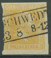 Preußen 1858 König Friedrich Wilhelm IV., 12 A Gestempelt Ra2 SCHWEDT - Usados