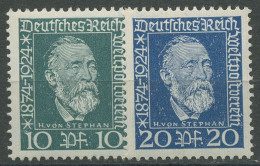 Deutsches Reich 1924 50 Jahre Weltpostverein, H. V. Stephan 368/69 Postfrisch - Nuevos