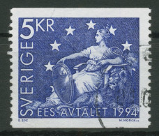 Schweden 1994 Europäische Zusammenarbeit EWR Mutter Svea 1811 Gestempelt - Used Stamps