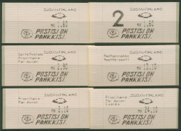 Finnland ATM 1991 Wellenlinien Zudrucksatz ATM 10.2 ZS 1 Postfrisch - Machine Labels [ATM]