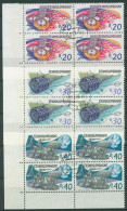 Tschechoslowakei 1973 Weltraumforschung 2132/34 4-er Block Gestempelt (C62848) - Used Stamps