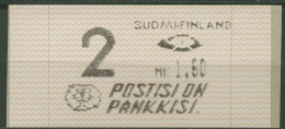 Finnland Automatenmarken 1991 1,60 MK Einzelwert, ATM 10.2 Z 2 Postfrisch - Automatenmarken [ATM]