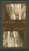 Lettland 2003 Europa CEPT Plakate Kehrdruckpaar 590 KD Postfrisch - Lettonia