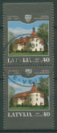 Lettland 2004 Bauwerke Schloss Neuenburg 622 D/D Gestempelt - Lettonia