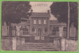 Rare CPA SAINT MONT La Mairie Et L'Ecole 32 GERS - Autres & Non Classés