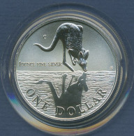 Australien Känguruh 1 Dollar 1997, 1 Unze Feinsilber, St In Kapsel (m6374) - Silver Bullions