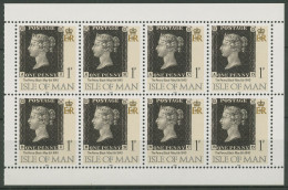 Isle Of Man 1990 150 Jahre Briefmarken Heftchenblatt H-Bl.21 Postfrisch (C63028) - Isla De Man