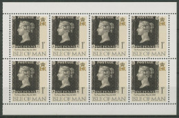 Isle Of Man 1990 150 Jahre Briefmarken Heftchenblatt H-Bl.21 Postfrisch (C63028) - Isola Di Man