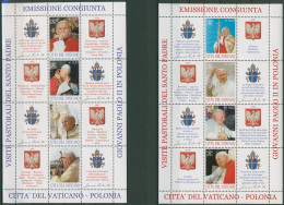 Vatikan 2004 Papst Johannes Paul In Polen Kleinbg.1474/81 K Postfrisch (C91517) - Blocs & Hojas