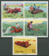 China 1975 Mechanisierung Der Landwirtschaft 1260/64 Postfrisch - Nuovi