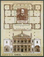 Vatikan 2008 Architektur Andrea Palladio Block 31 Postfrisch (C91487) - Blocchi E Foglietti