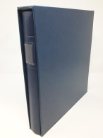 LINDNER Ringbinder 1122 Mit Kassette Blau Gebraucht (Z1423) - Alben Leer