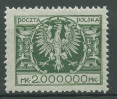 Polen 1924 Großer Adler Auf Schild 200 Postfrisch - Unused Stamps