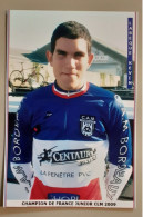 Kevin Labeque Champion De France Clm Junior 2009 - Cyclisme