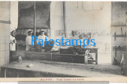 228483 SPAIN ESPAÑA ALICANTE HOTEL SIMON LA COCINA INTERIOR POSTAL POSTCARD - Other & Unclassified