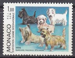 MONACO  1756, Postfrisch **, Hundesausstellung, 1986 - Ongebruikt