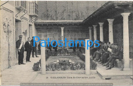 228484 SPAIN ESPAÑA VALLADOLID CASA DE CERVANTES PATIO POSTAL POSTCARD - Otros & Sin Clasificación