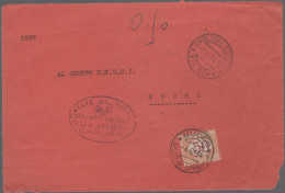 ITALIA - Storia Postale Regno - 1934 - 50c Segnatasse - Lettera Con Affrancatura A Carico Del Destinatario - Solo Fronte - Storia Postale