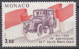 MONACO  1759, Postfrisch **, 75 Jahre Ralley Monte Carlo, 1986 - Ongebruikt