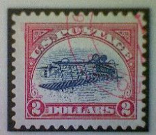 United States, Scott #4806a, Used(o), 2013, Inverted Jenny, Single, $2, Blue, Black, And Red - Used Stamps