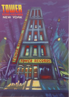 Carte Postale (Tower Records) New York - Illustration : Ted Kossakowski - Advertising