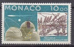 MONACO  1761, Postfrisch **, Halleyscher Komet, 1986 - Ongebruikt